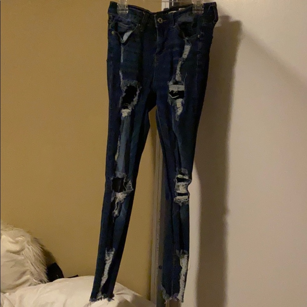 Dark blue S.O.N.G. Curvy High rise jeans
